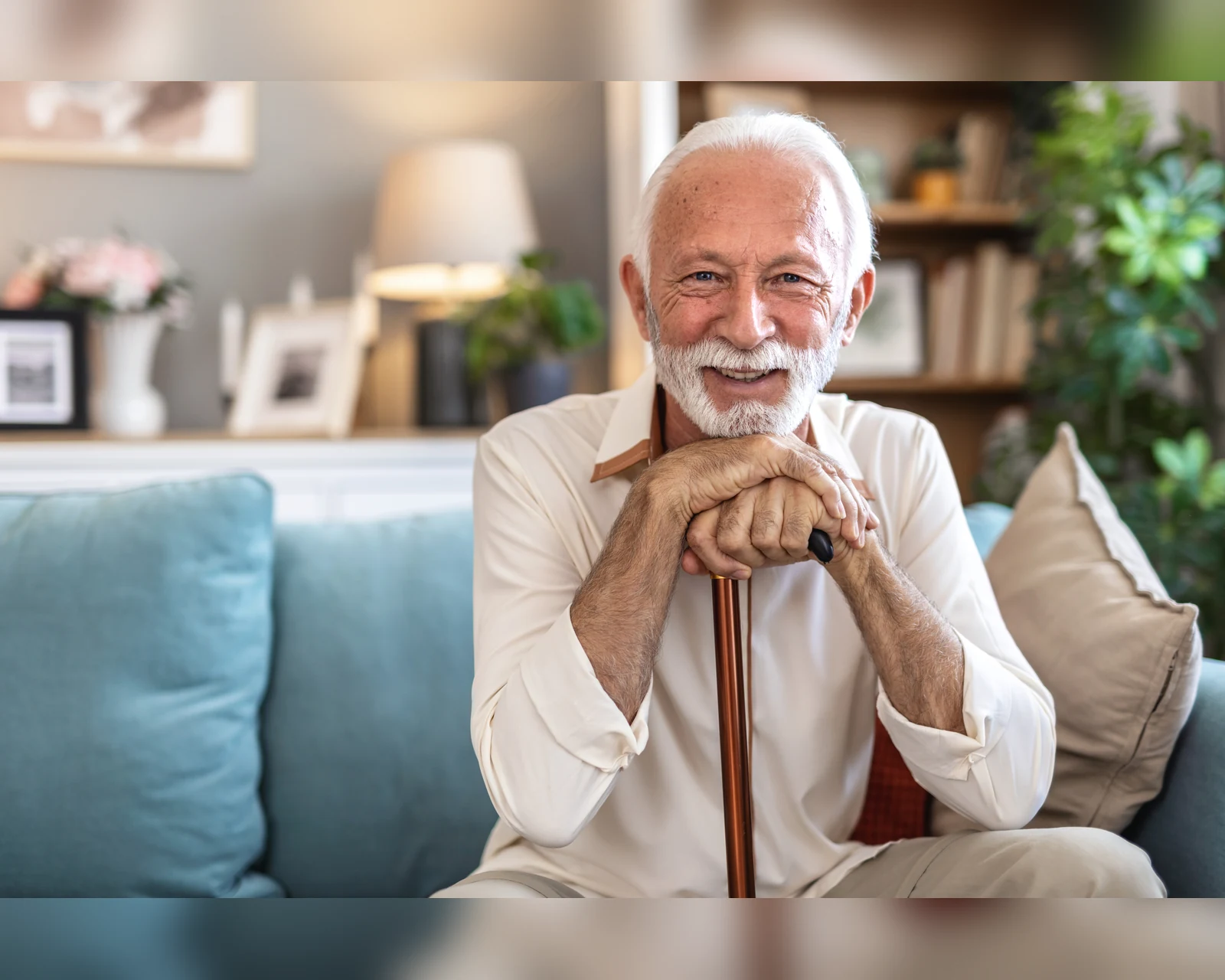 Smiling older man
